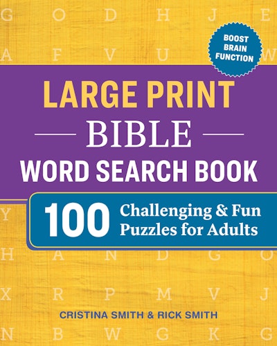 Large Print Bible Word Search Book By Cristina Smith Penguin Books