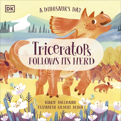A Dinosaur's Day: Triceratops Follows Its Herd