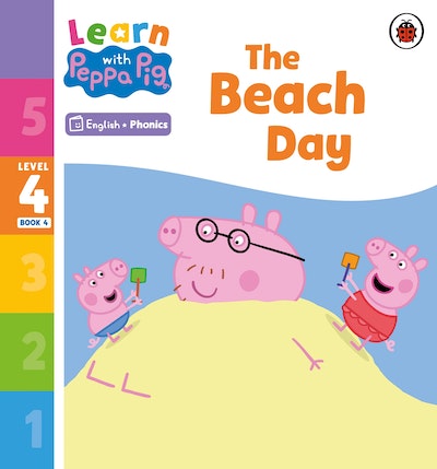 Learn with Peppa Phonics Level 4 Book 4 – The Beach Day (Phonics Reader)