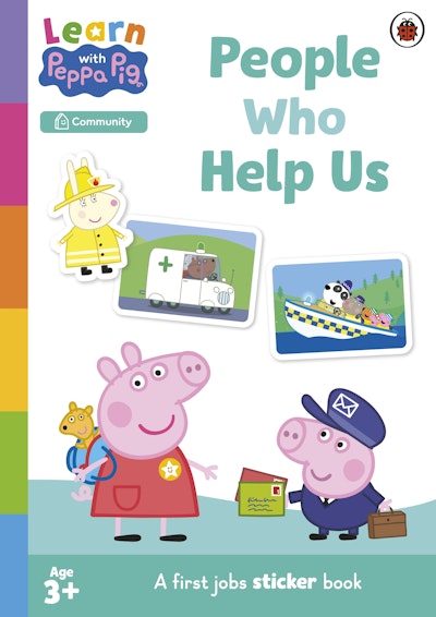 Learn with Peppa: People Who Help Us Sticker activity book