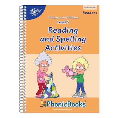 Phonic Books Dandelion Readers Level 5 Prefixes and Suffixes Activities