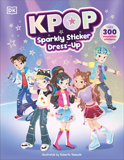 K-Pop Superstar Shimmer Sticker Dress Up