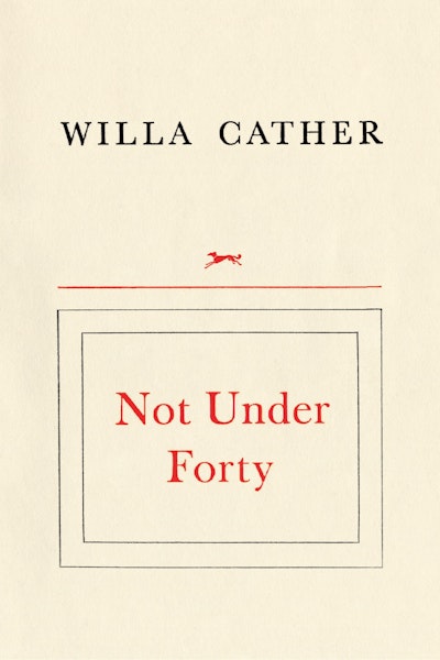 Not Under Forty