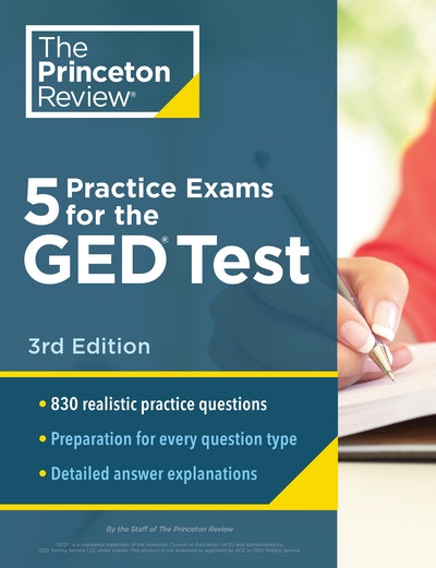 5 Practice Exams for the GED Test, 3rd Edition