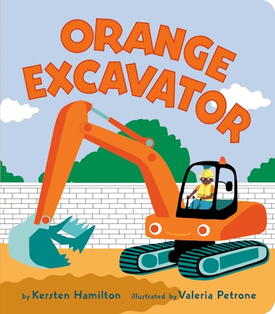 Orange Excavator