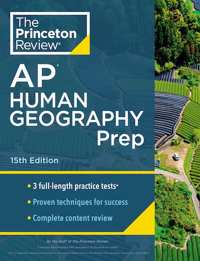 Princeton Review AP Human Geography Prep, 15th Edition By The Princeton ...