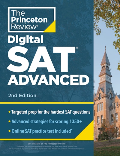 Princeton Review Digital Sat Advanced Nd Edition By The Princeton