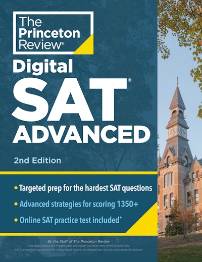 Princeton Review Digital SAT Advanced, 2nd Edition