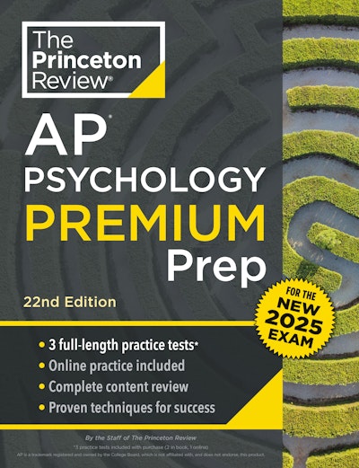Princeton Review AP Psychology Premium Prep, 22nd Edition