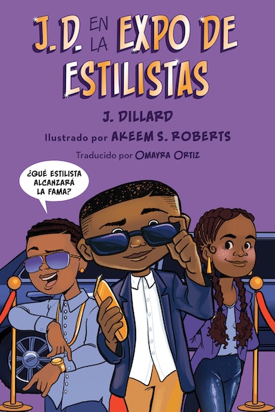 J.D. en la expo de estilistas