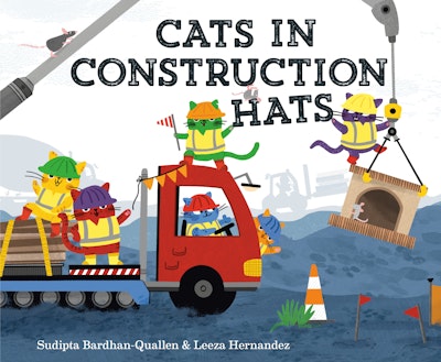 Cats in Construction Hats