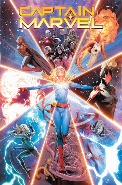 Captain Marvel: Highest, Furthest, Fastest Omnibus Carmen Carnero Cover