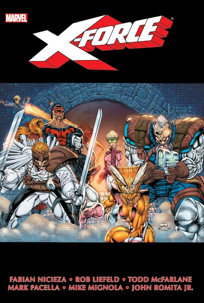 X-FORCE OMNIBUS VOL. 1 ROB LIEFELD FIRST ISSUE COVER [NEW PRINTING]