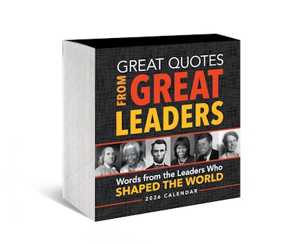 2026 Great Quotes From Great Leaders Boxed Calendar