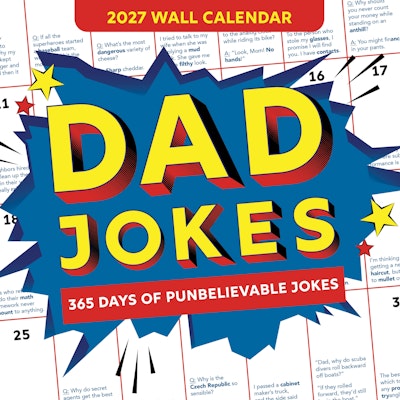 2027 Dad Jokes Wall Calendar