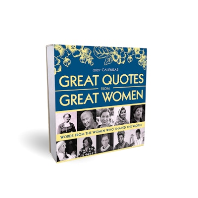 2027 Great Quotes From Great Women Boxed Calendar
