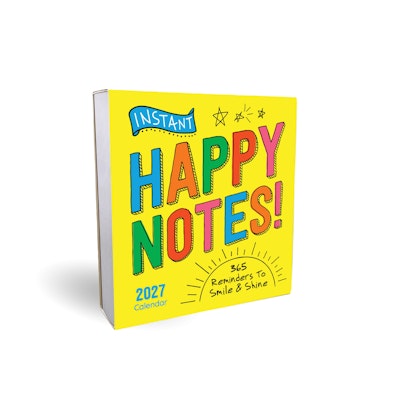 2027 Instant Happy Notes Boxed Calendar
