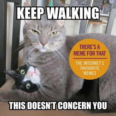 Keep Walking, This Doesn't Concern You