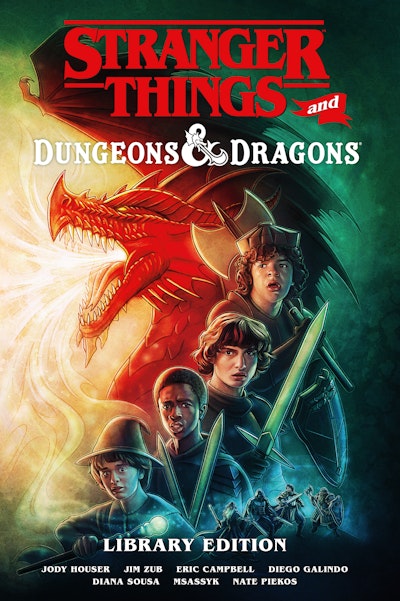 Stranger Things and Dungeons & Dragons Library Edition
