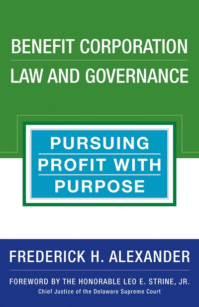 Benefit Corporation Law and Governance