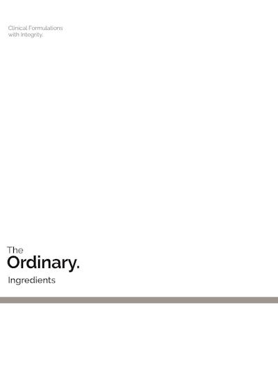 The Ordinary