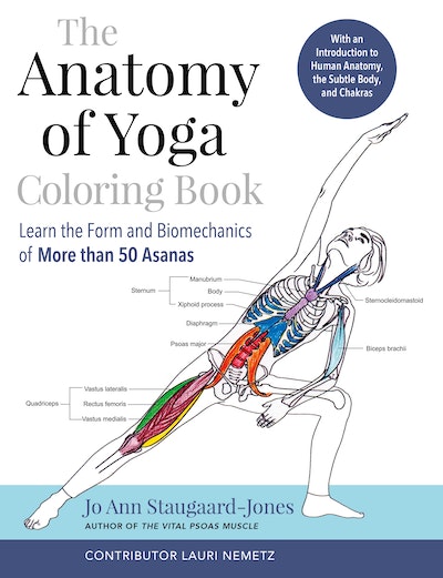 The Anatomy of Yoga Coloring Book