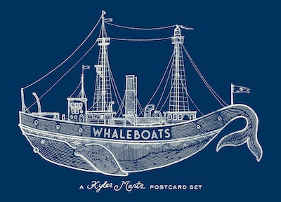 Whaleboats: A Kyler Martz Postcard Set