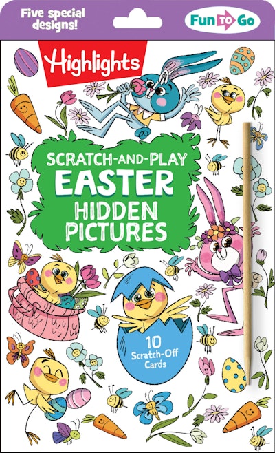 Scratch-and-Play Easter Hidden Pictures
