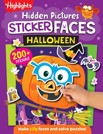 Hidden Pictures Sticker Faces: Halloween