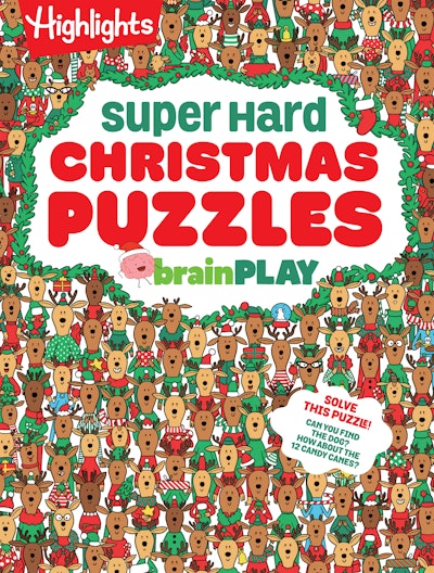 brainPLAY Super Hard Christmas Puzzles