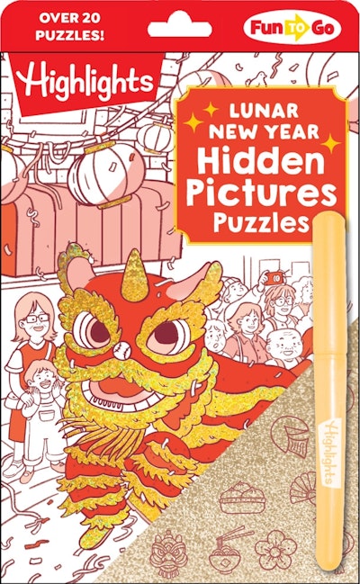 Lunar New Year Hidden Pictures Puzzles
