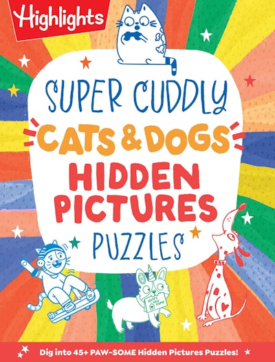 Super Sticker Cats & Dogs Hidden Pictures