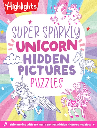 Super Sticker Unicorn Hidden Pictures