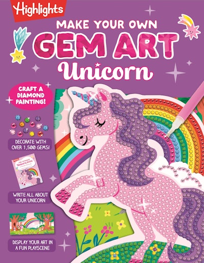 Make Your Own Gem Art Unicorn