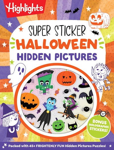 Super Sticker Halloween Hidden Pictures