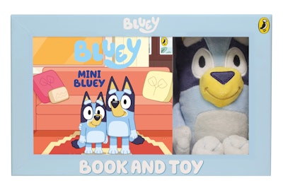Bluey: Mini Bluey and Bluey Toy Box Set