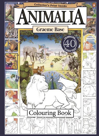 Animalia Colouring Book