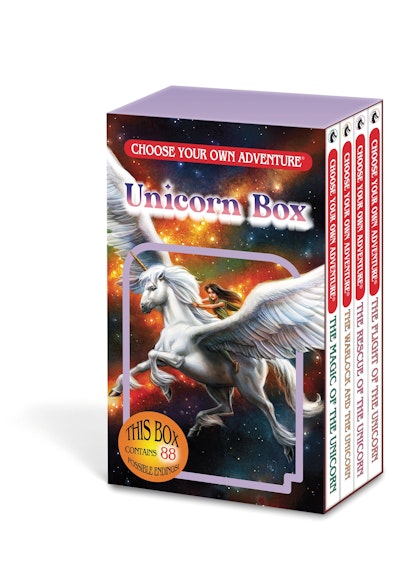 Choose Your Own Adventure 4-Book Boxed Set Unicorn Box (Magic of the Unicorn, Warlock and Unicorn, The Rescue of Unicorn, The Flight of Unicorn)