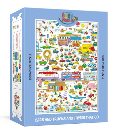 Richard Scarry's Cars and Trucks and Things That Go: 1000-Piece Puzzle