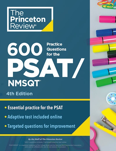 600 Practice Questions for the PSAT/NMSQT, 4th Edition