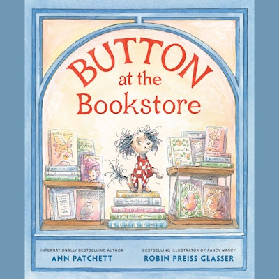 Button at the Bookstore