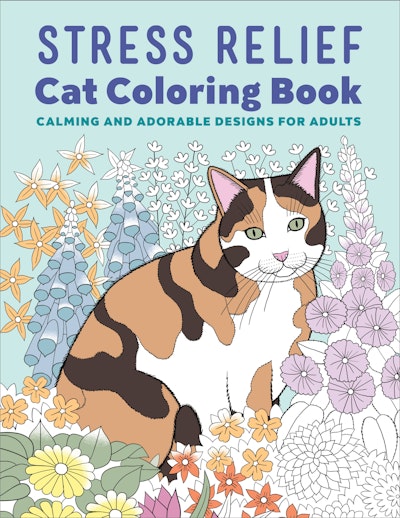 Stress Relief Cat Coloring Book