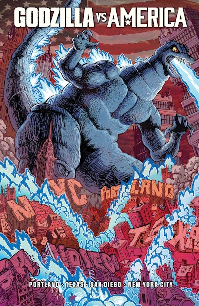 Godzilla Vs. America: New York City, Portland, San Diego, Texas