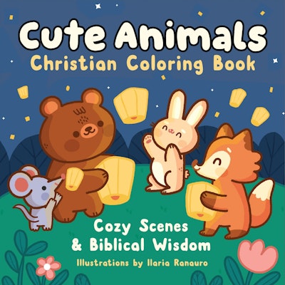 Cute Animals Christian Coloring Book