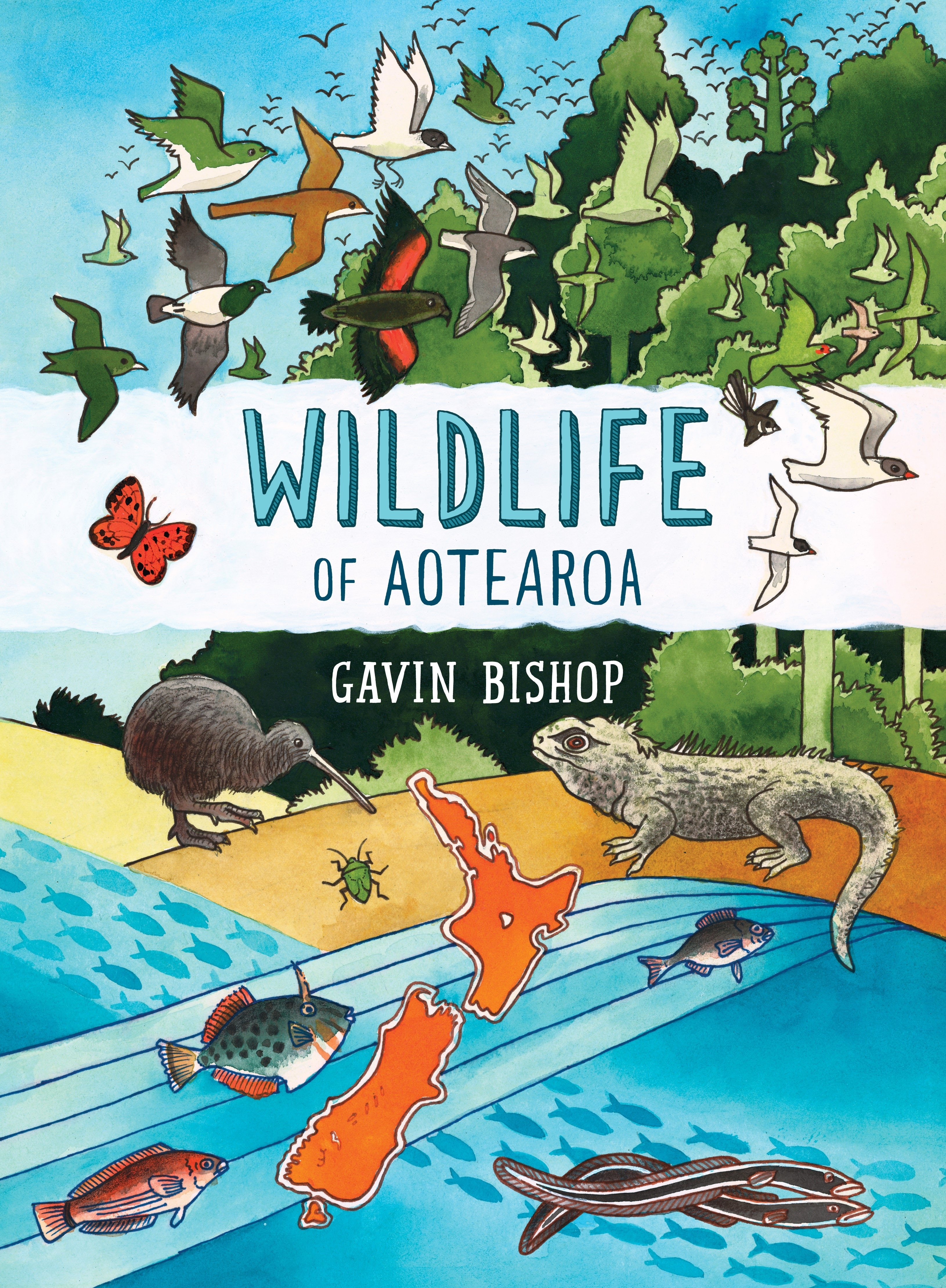 Wildlife of Aotearoa by Gavin Bishop - Penguin Books New Zealand