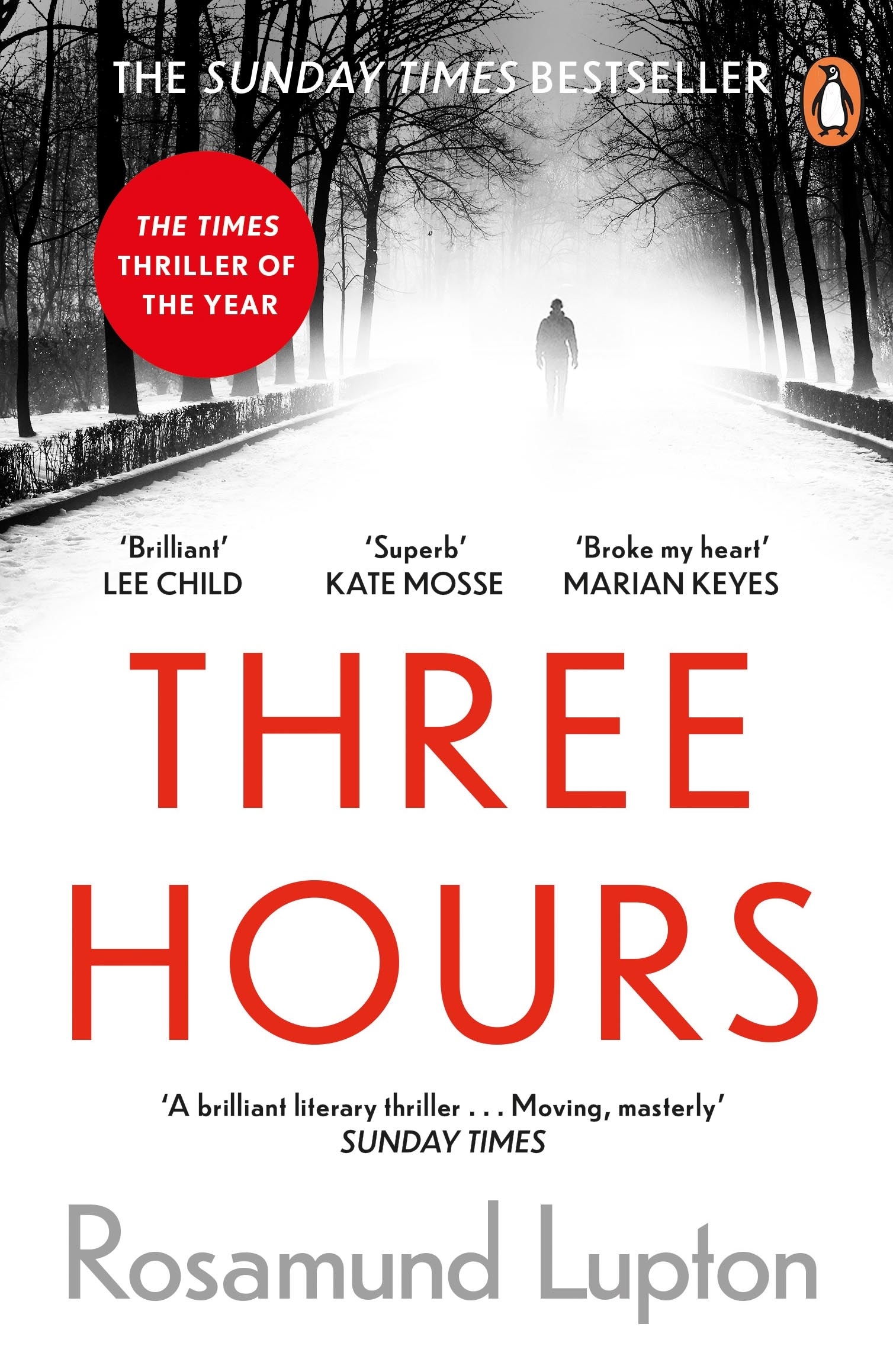 book review of three hours by rosamund lupton