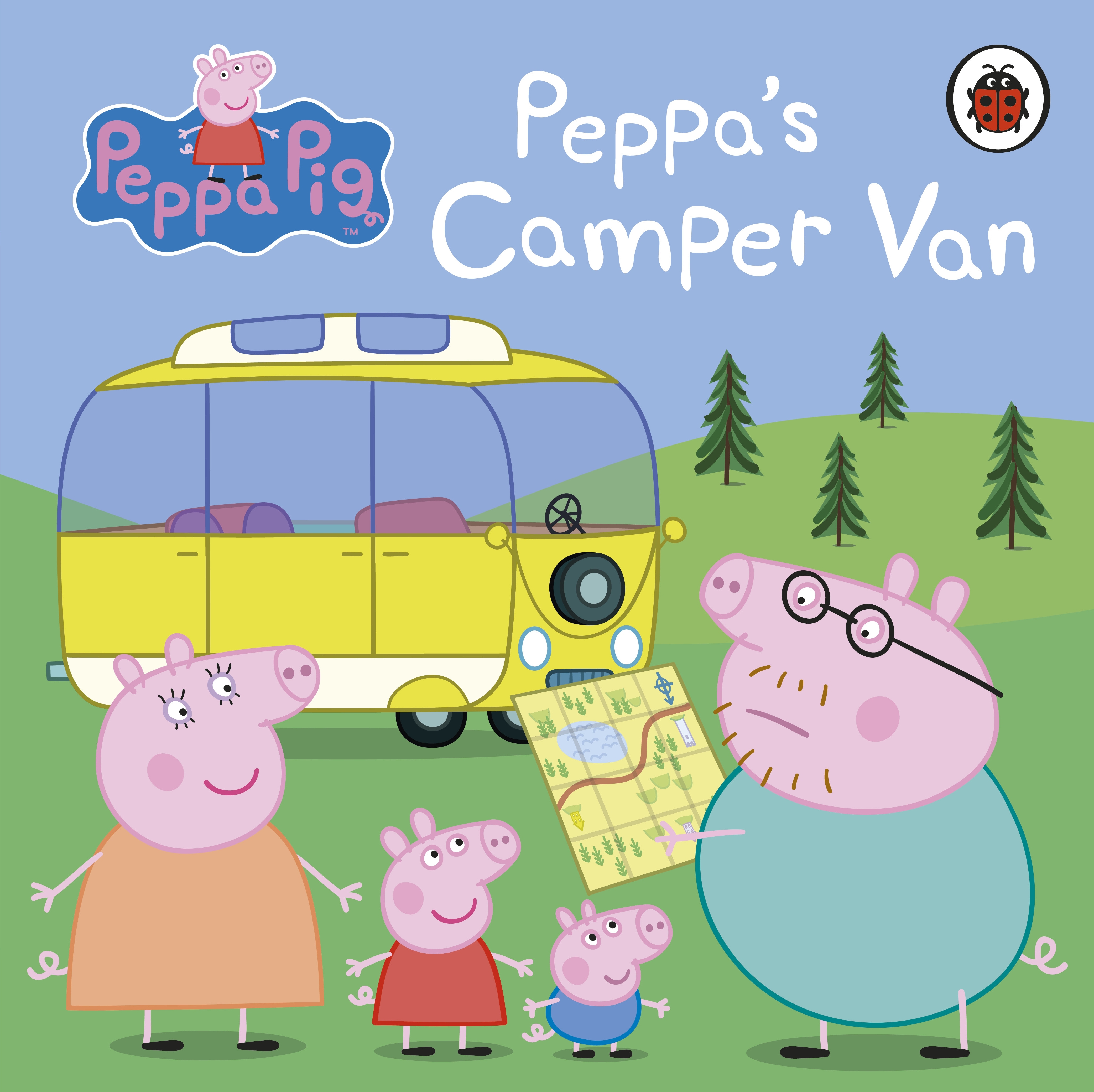 peppa pig blue camper van
