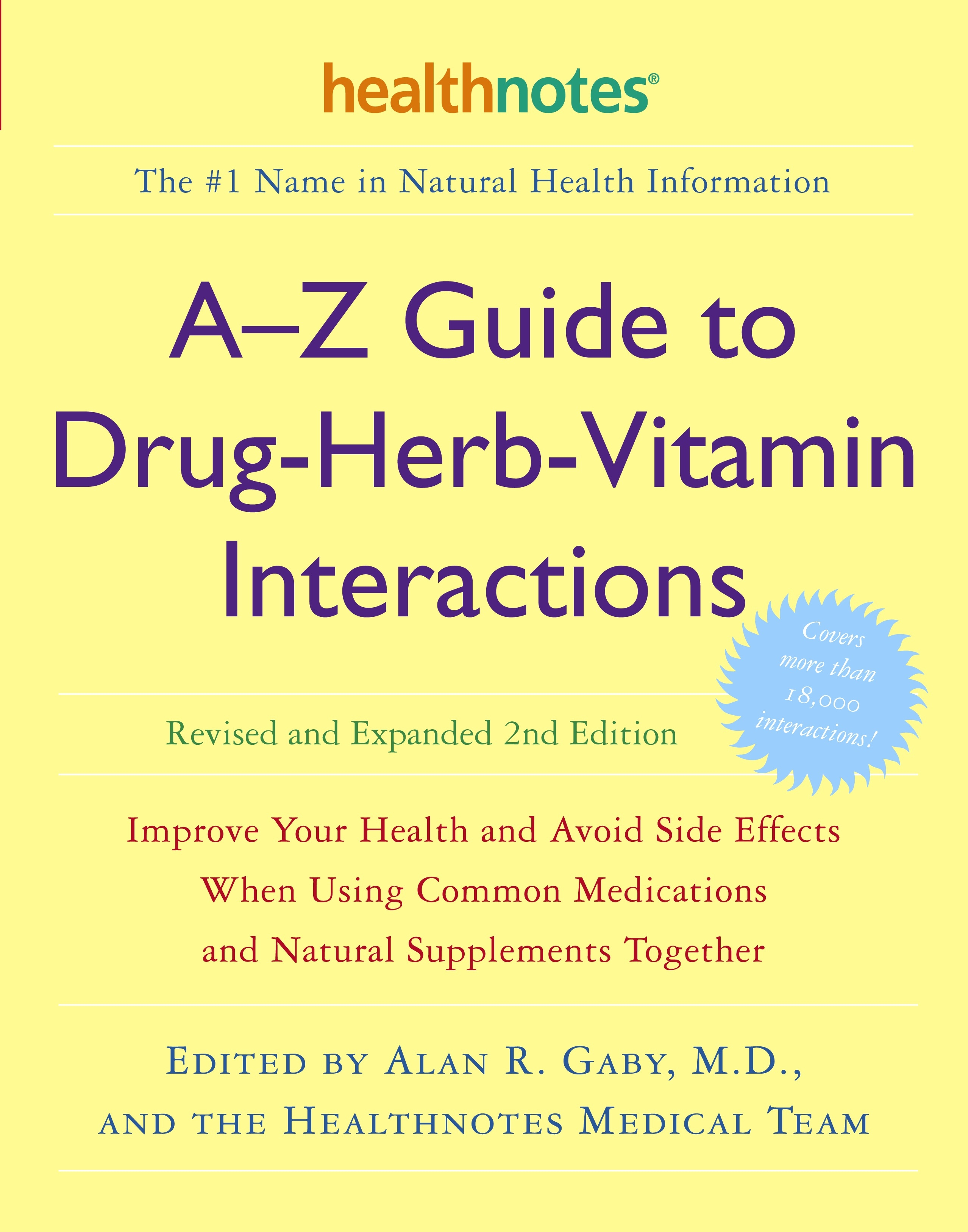 AZ Guide to DrugHerbVitamin Interactions Revised and Expanded 2nd