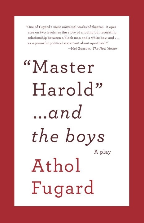 master harold and the boys apartheid