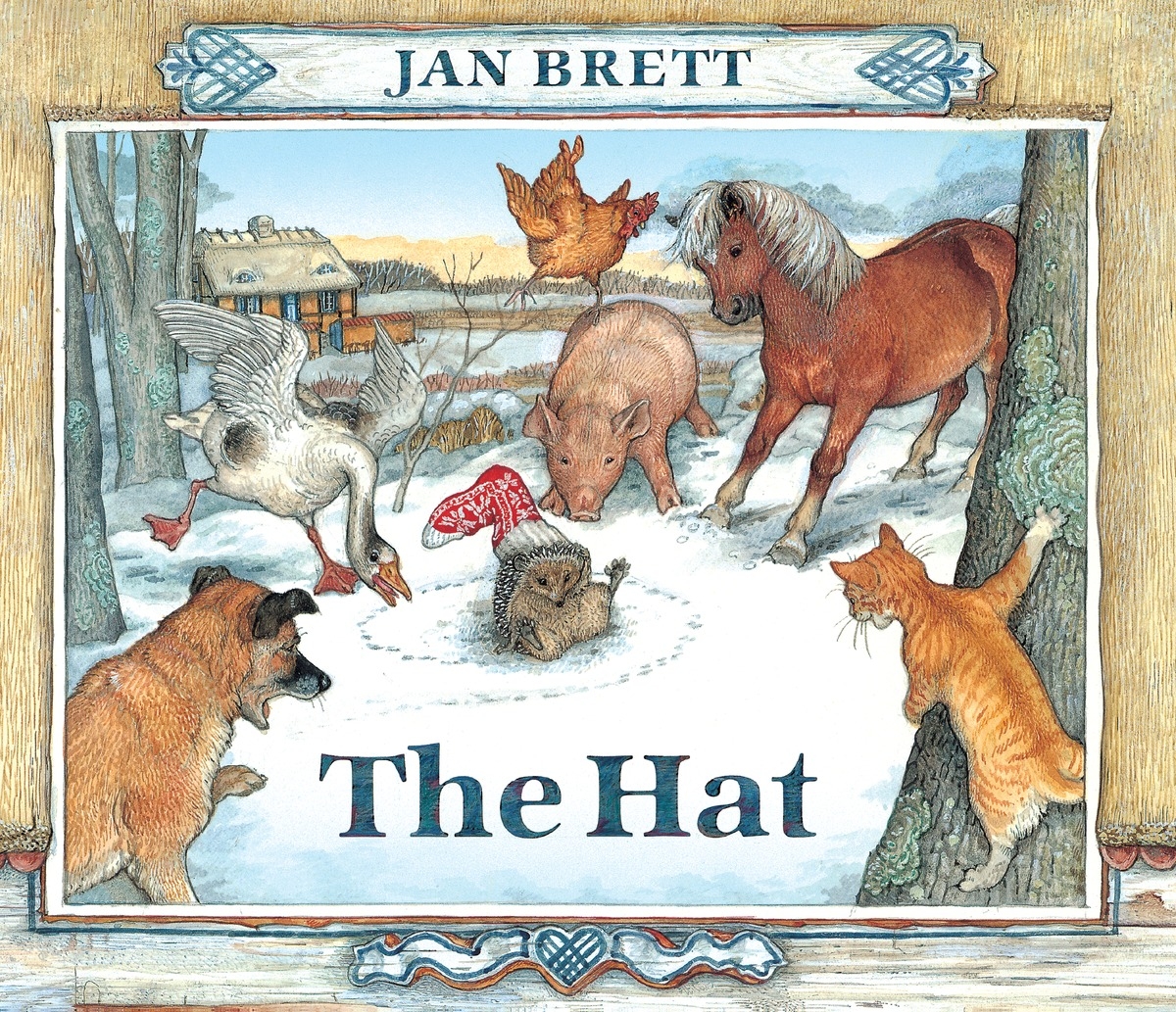 the-hat-by-jan-brett-penguin-books-new-zealand